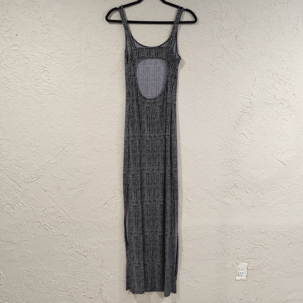 Bcbgeneration Black And White Pattern Maxi Dress … - image 3